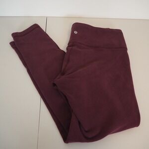 lululemon Athletica Wunder Lounge Fleece Lined Pants Women'sSize 10